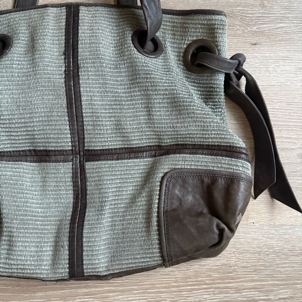 KOOBA Woven Oversized Slouch Shoulder Bag - Picture 2 of 11